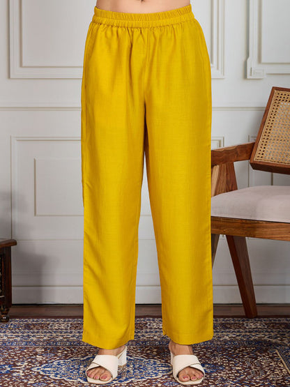 Women Printed Anarkali Kurta & Trouser With Dupatta Kurta Sets